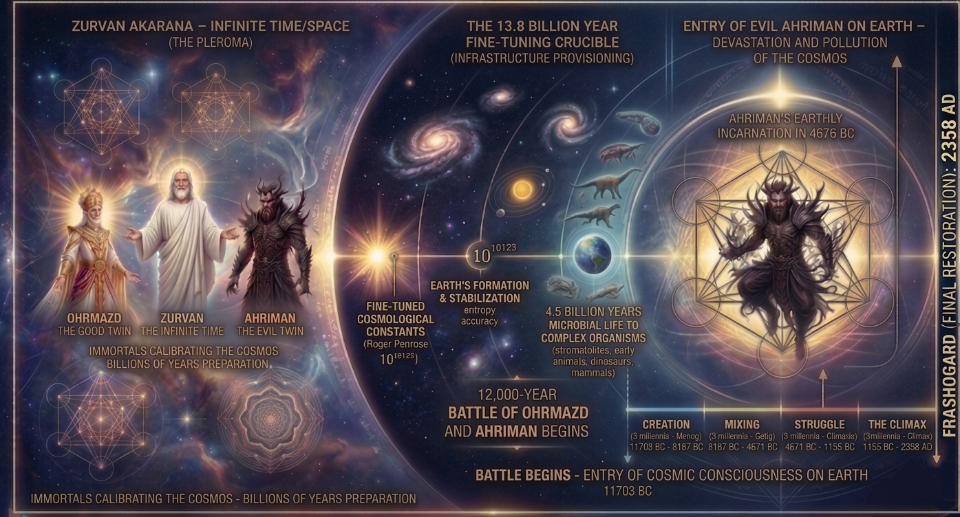 Zurvanite Cosmology Diagram